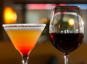 drinks at suite100 in anchorage